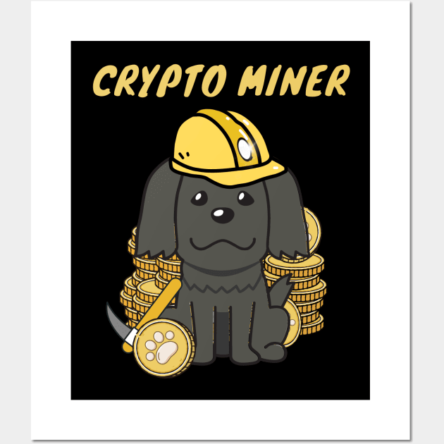 Crypto Miner Sheepdog Wall Art by Pet Station